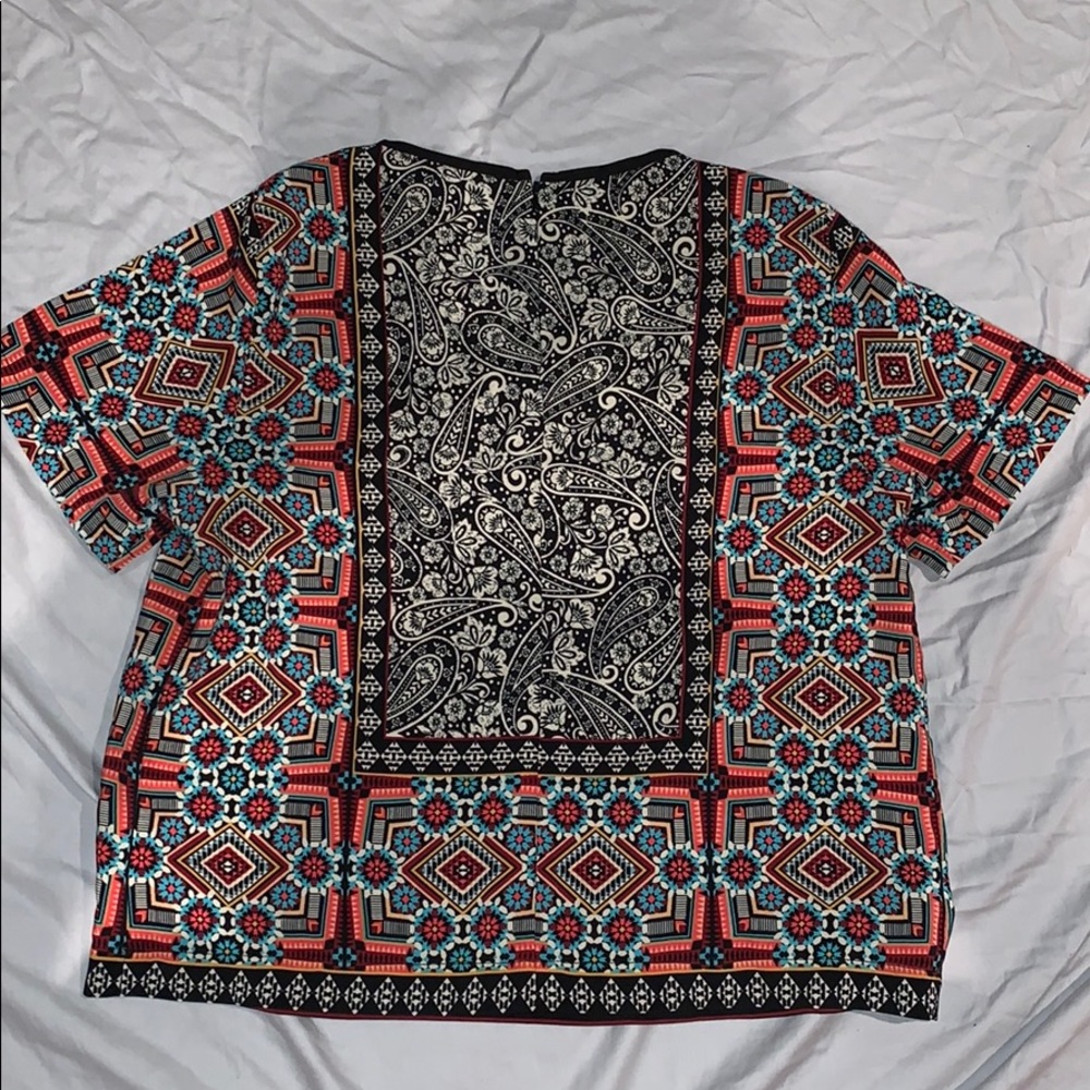 TOPSHOP patterned top - Picture 2 of 2
